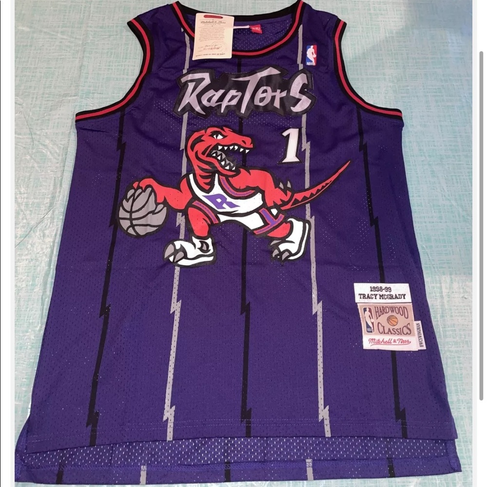 Nwt Adult 48 Xl MITCHELL & NESS TRACY MCGRADY TORONTO RAPTORS 1998-99 JERSEY